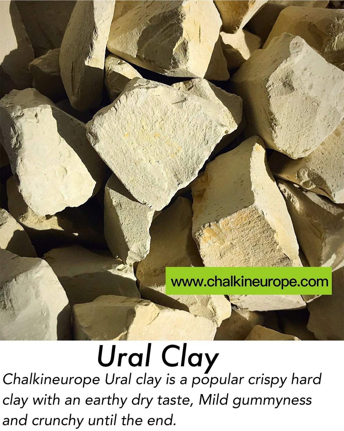 Edible ural clay